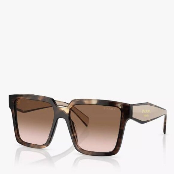 NWT PRADA SUNGLASSES HAVANA BROWN - Picture 1 of 4